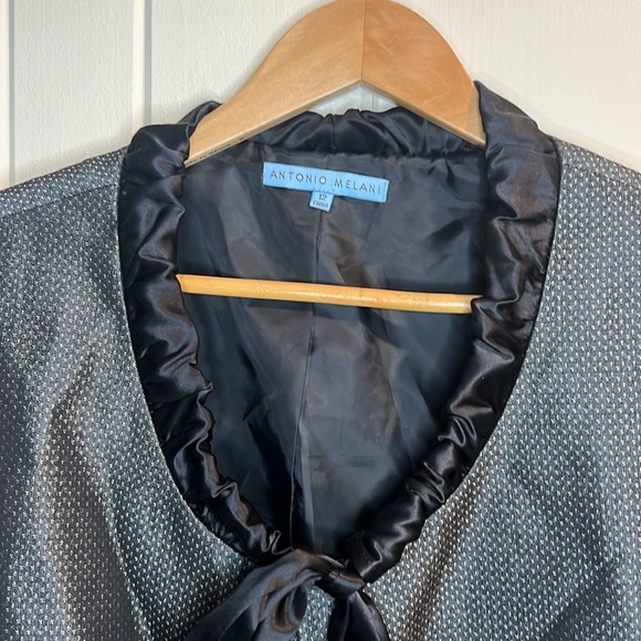 Antonio Melani Silk Tie Neck Blazer - Picture 2 of 9